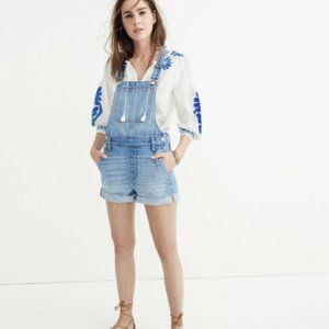 Madewell Adirondack Short Overalls In